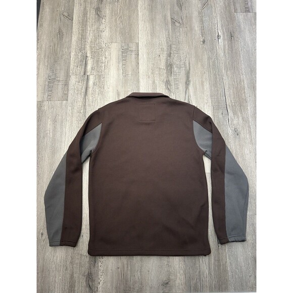 NFL Cleveland Browns Jacket Mens M Brown Waffle Knit Lined Soft Shell Football - Picture 5 of 6